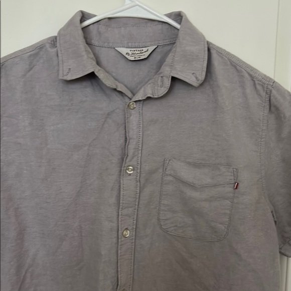 VINTAGE Re-mastered Other - VINTAGE Re-mastered Light Gray Button-Up Shirt